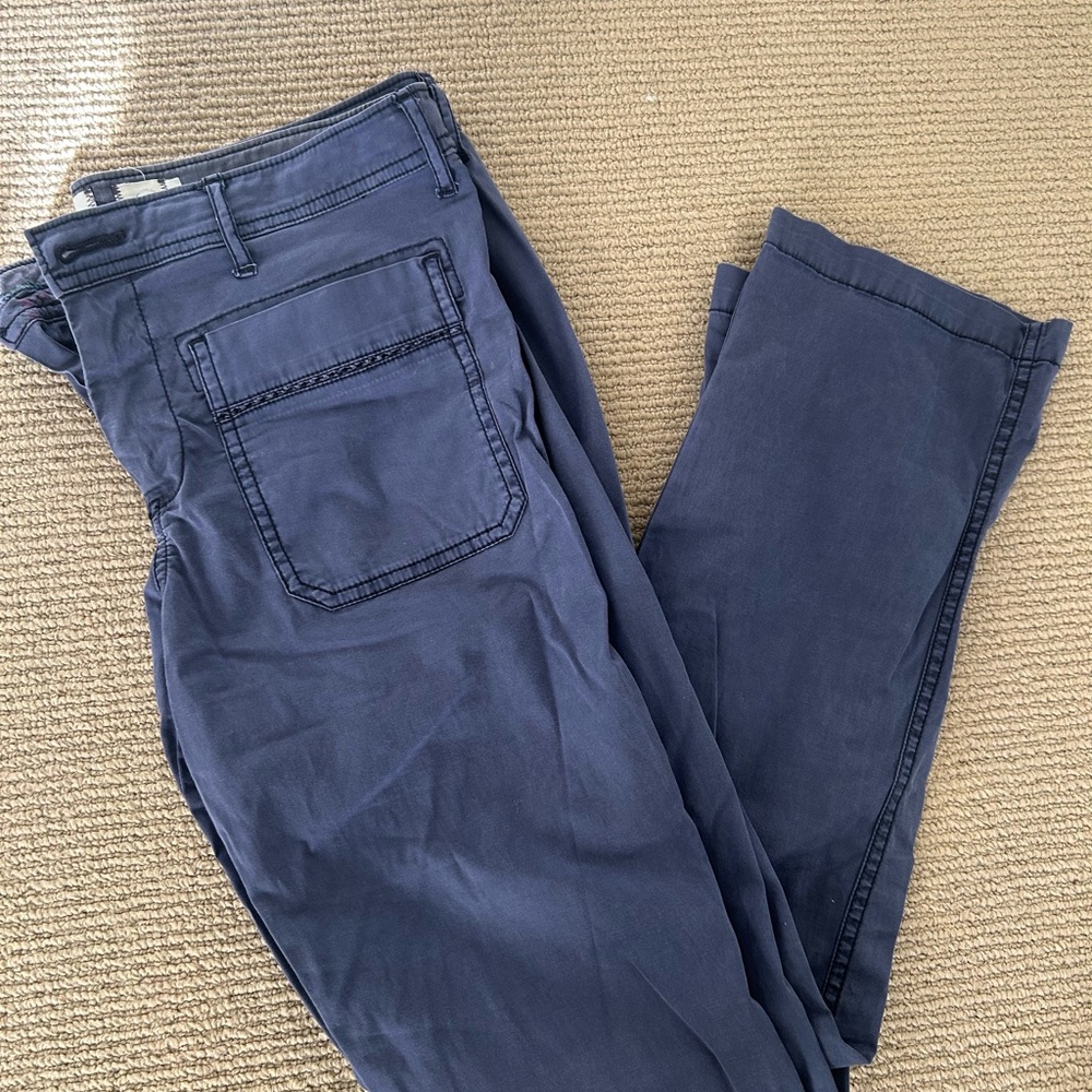 Anthropologie Hei Hei Blue Ankle Length Pants Size 6